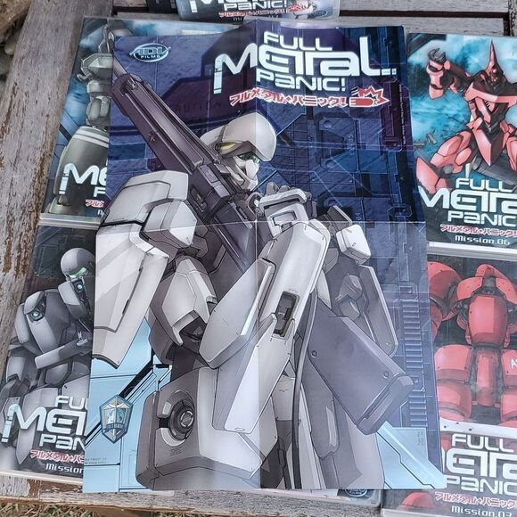 Fullmetal Panic Manga 2003 Mission 1-7 DVD and Posters - Picture 4 of 11